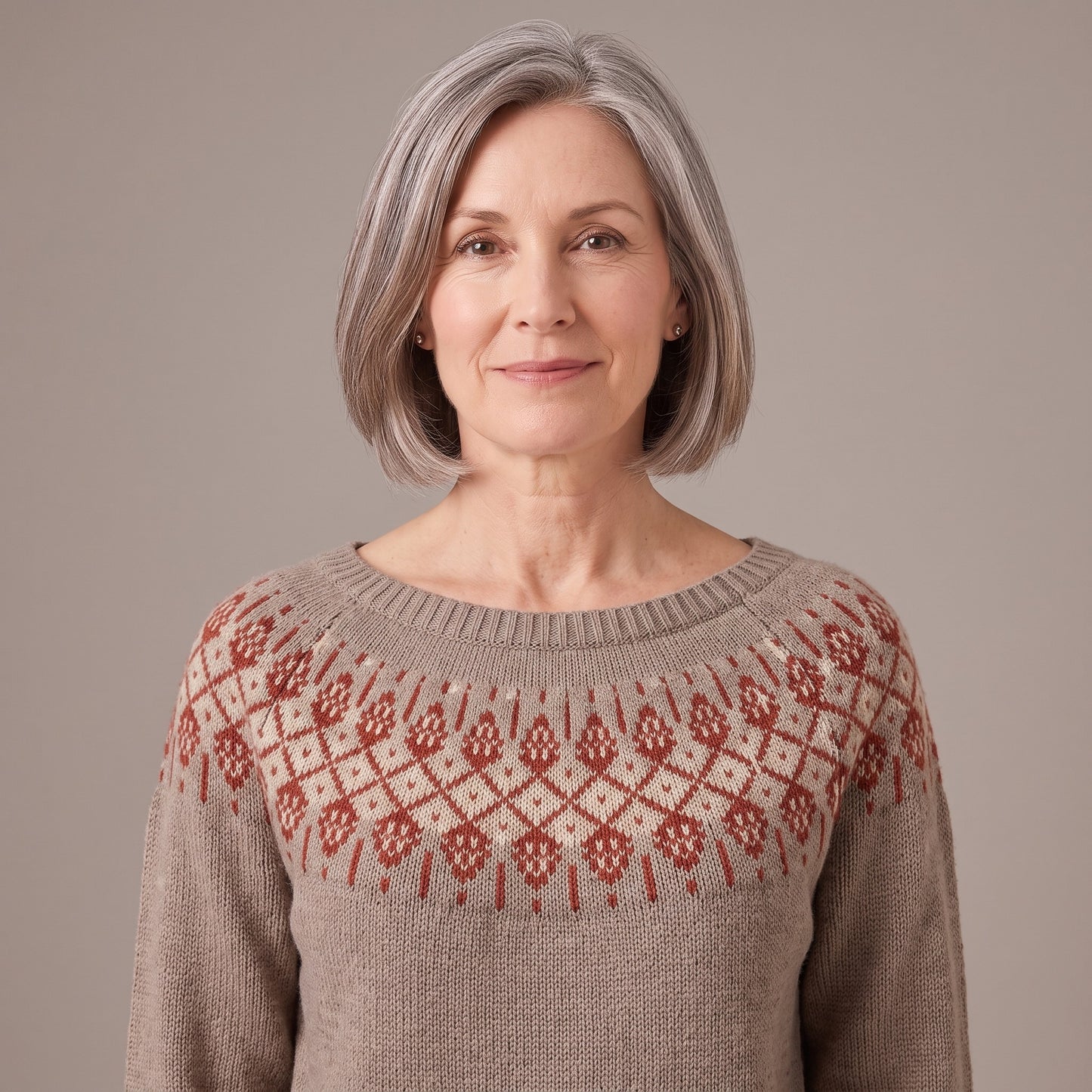 Augusta icelandic knit sweater, beeld 4