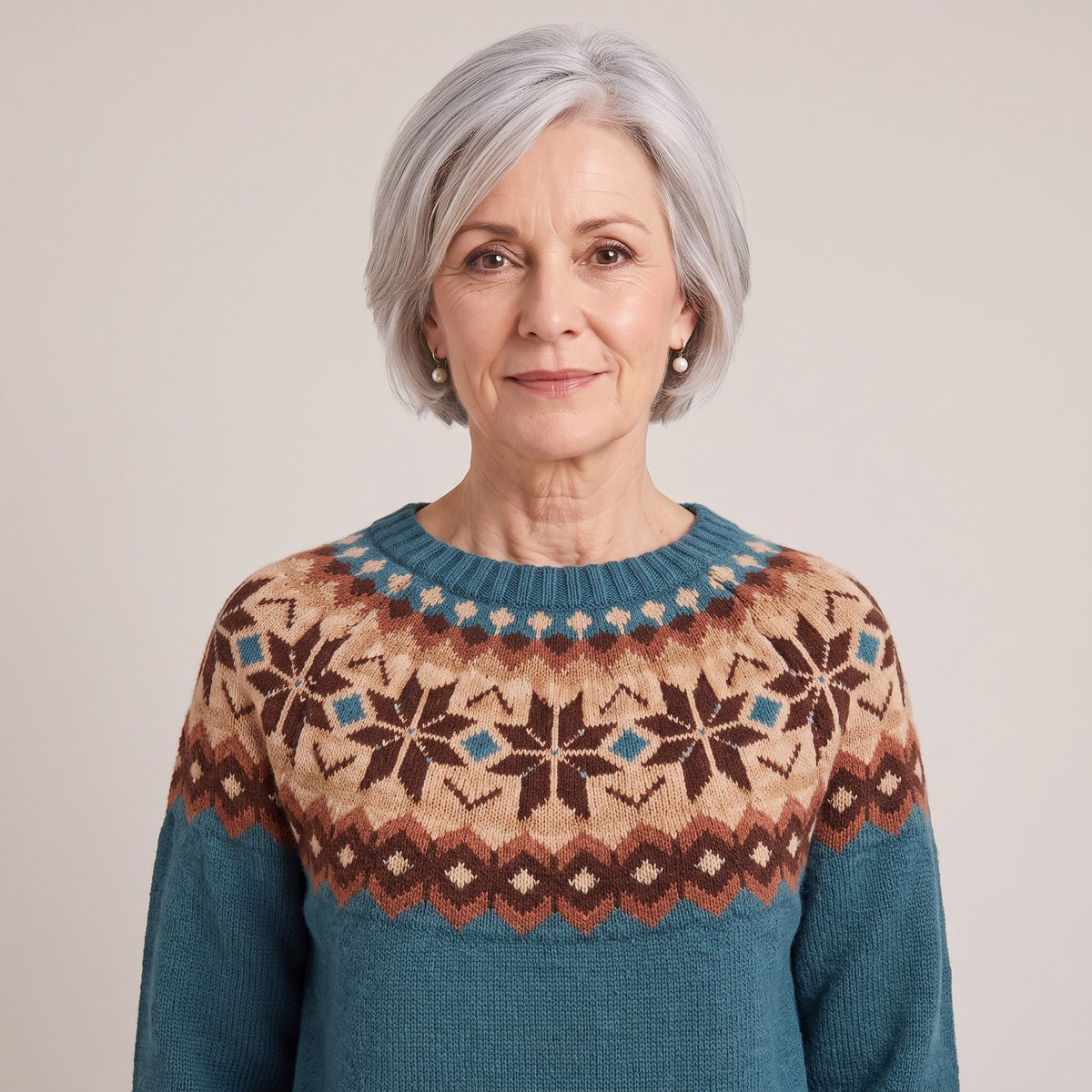 Beverly nordic snowflake sweater, beeld 4