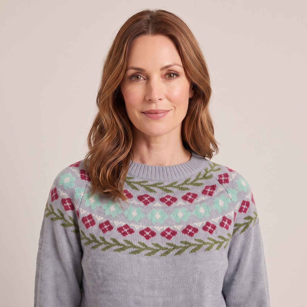 Miriam floral yoke sweater, beeld 4