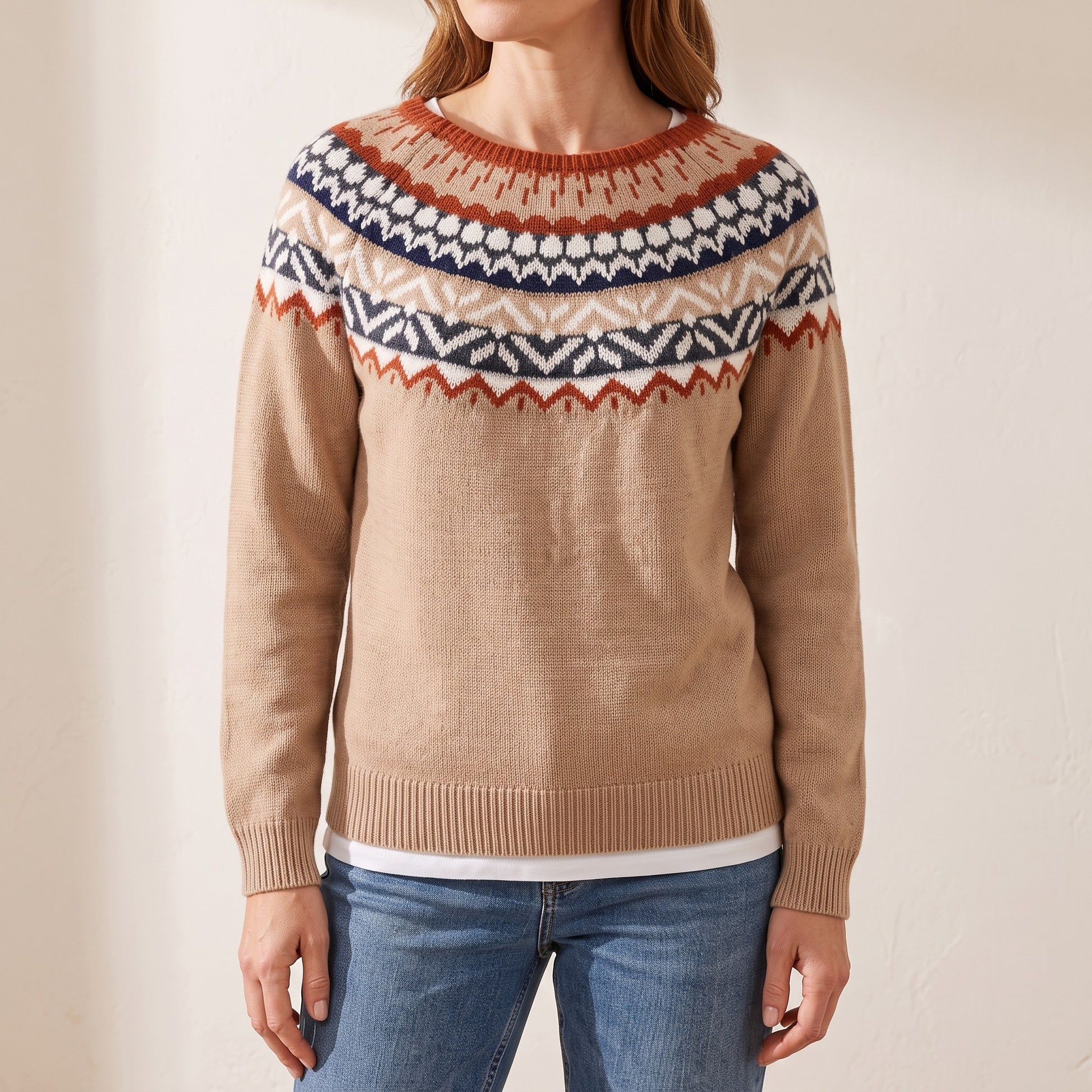 Beatrice nordic knit jumper, beeld 1