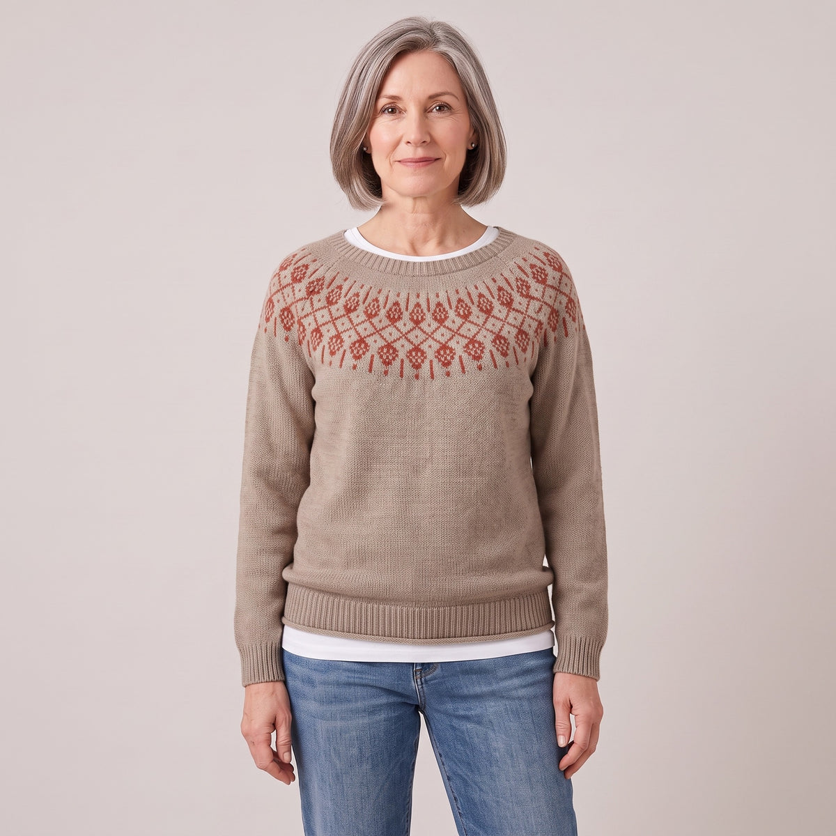 Augusta icelandic knit sweater, beeld 2