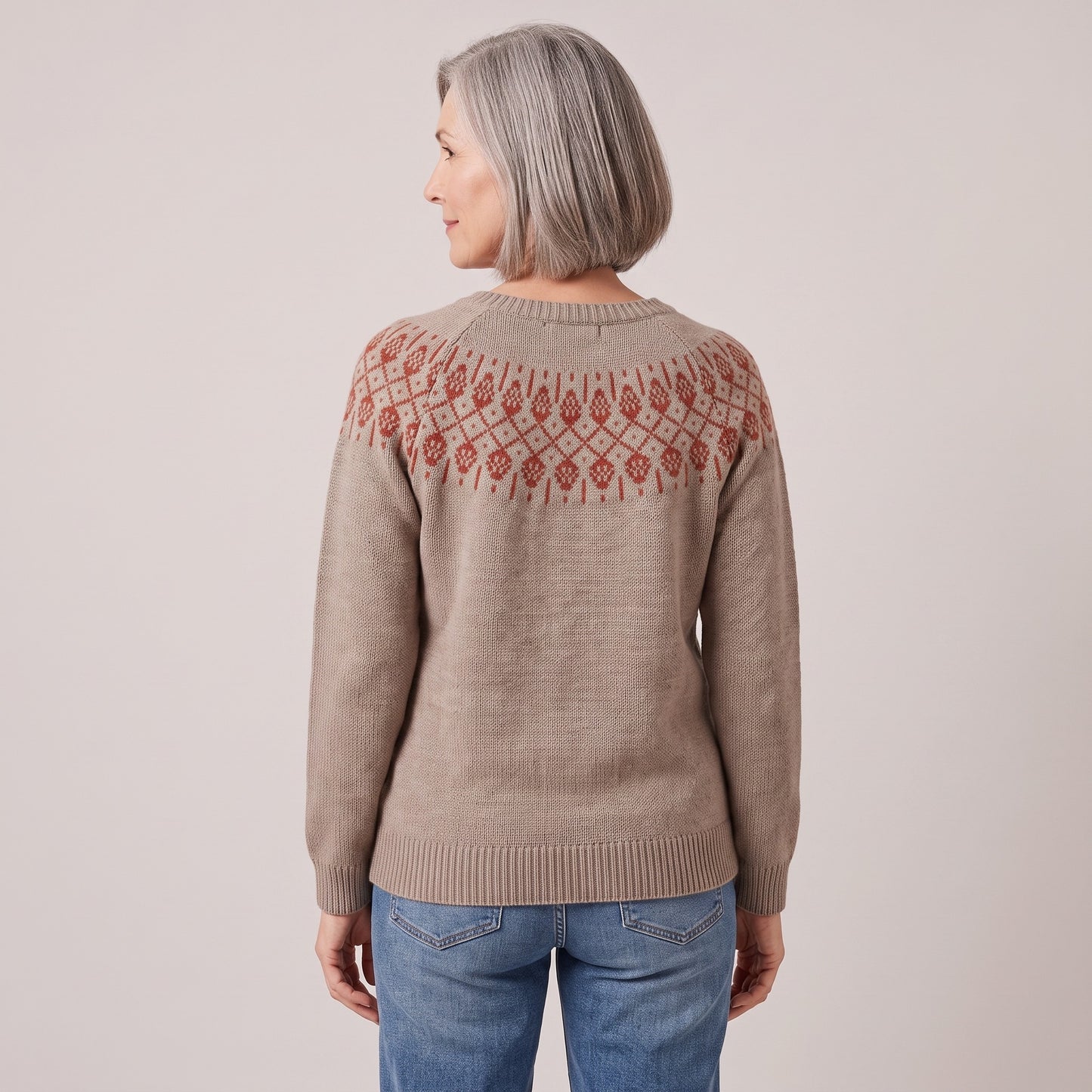Augusta icelandic knit sweater, beeld 3