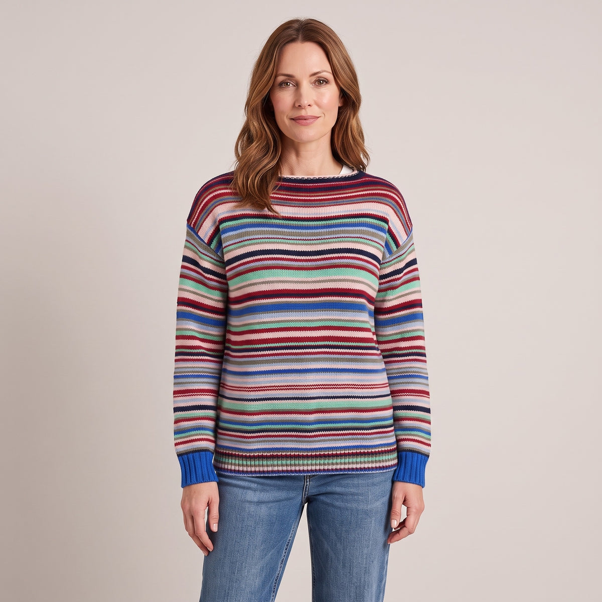 Rosemary striped knit sweater, beeld 2