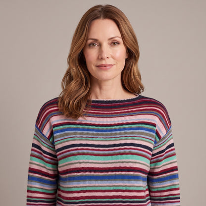Rosemary striped knit sweater, beeld 4