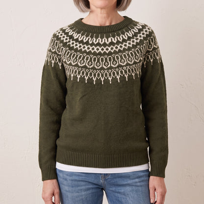Lucinda nordic knit jumper, beeld 1