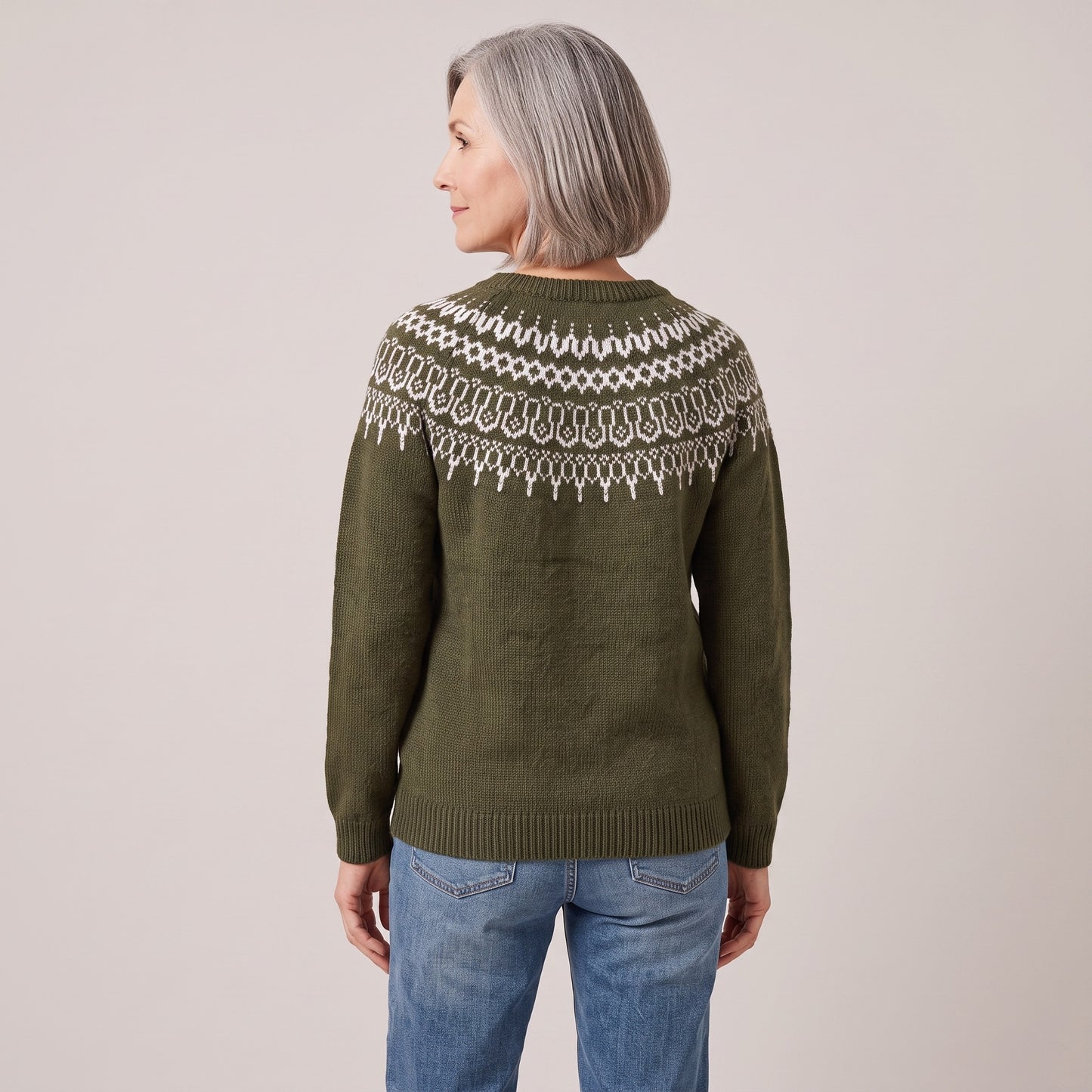 Lucinda nordic knit jumper, beeld 3