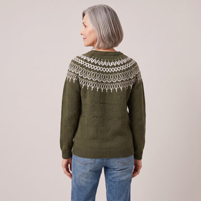 Lucinda nordic knit jumper, beeld 3