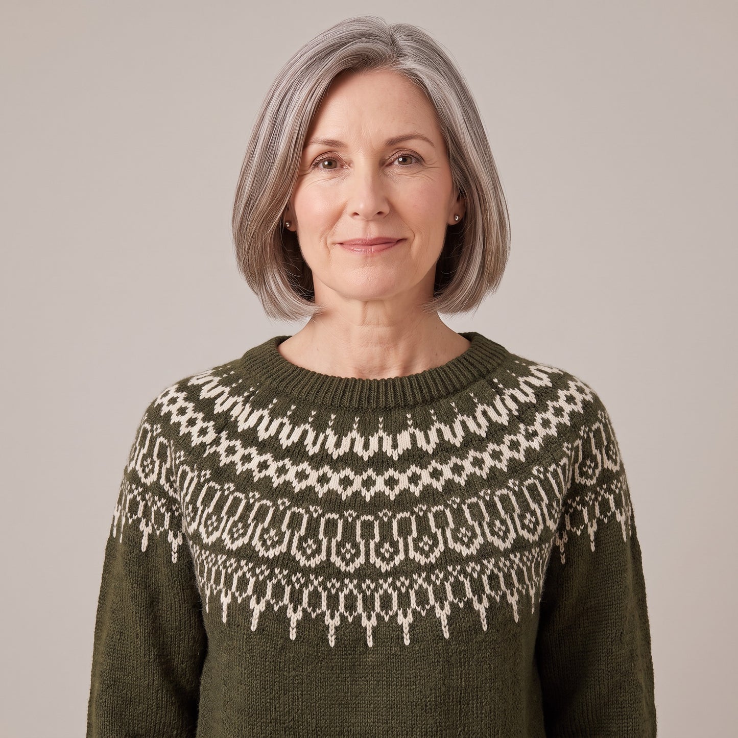 Lucinda nordic knit jumper, beeld 4