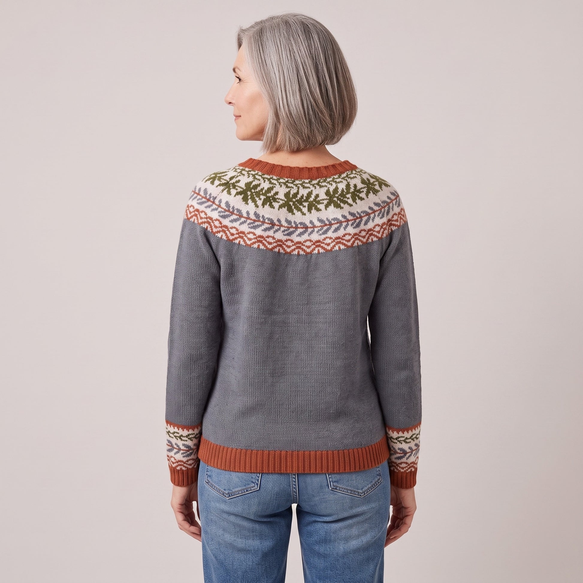 Priscilla nordic knit sweater, beeld 3