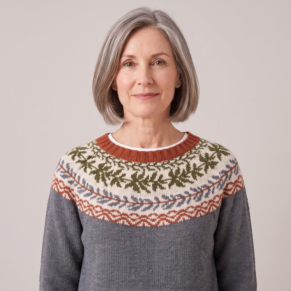 Priscilla nordic knit sweater, beeld 4