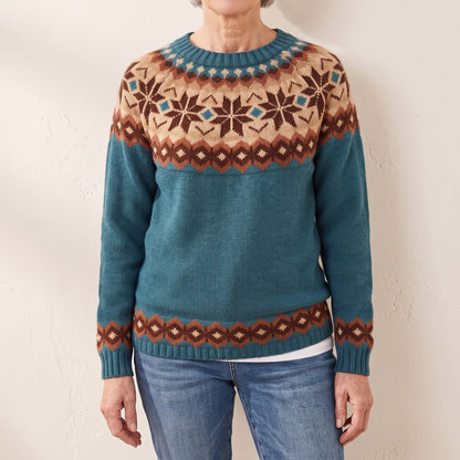 Beverly nordic snowflake sweater, beeld 1