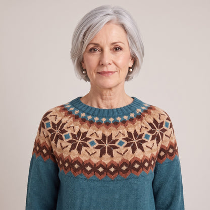 Beverly nordic snowflake sweater, beeld 4
