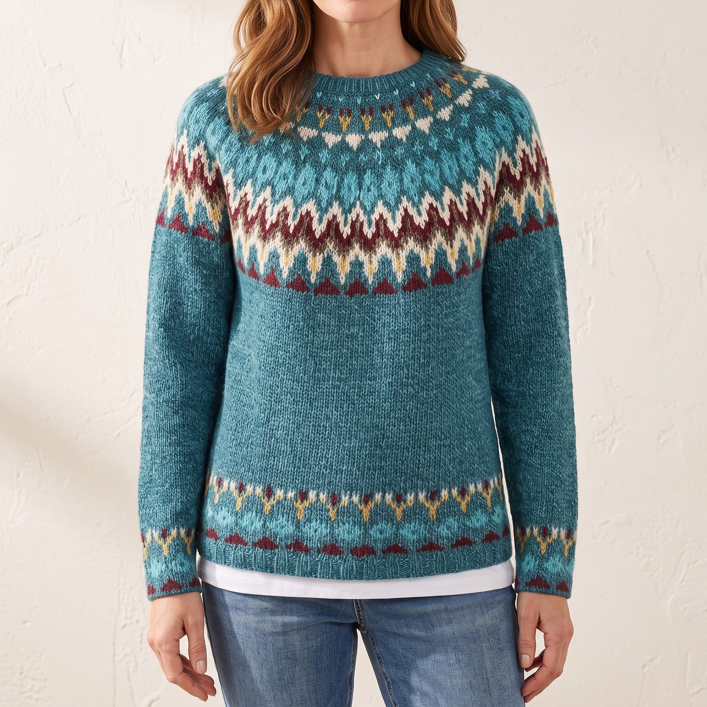 Loretta icelandic knit sweater, beeld 1