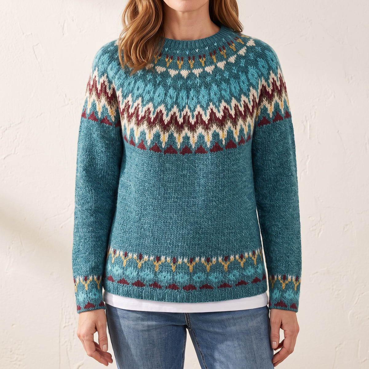 Loretta icelandic knit sweater, beeld 1