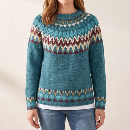 Loretta icelandic knit sweater, beeld 1