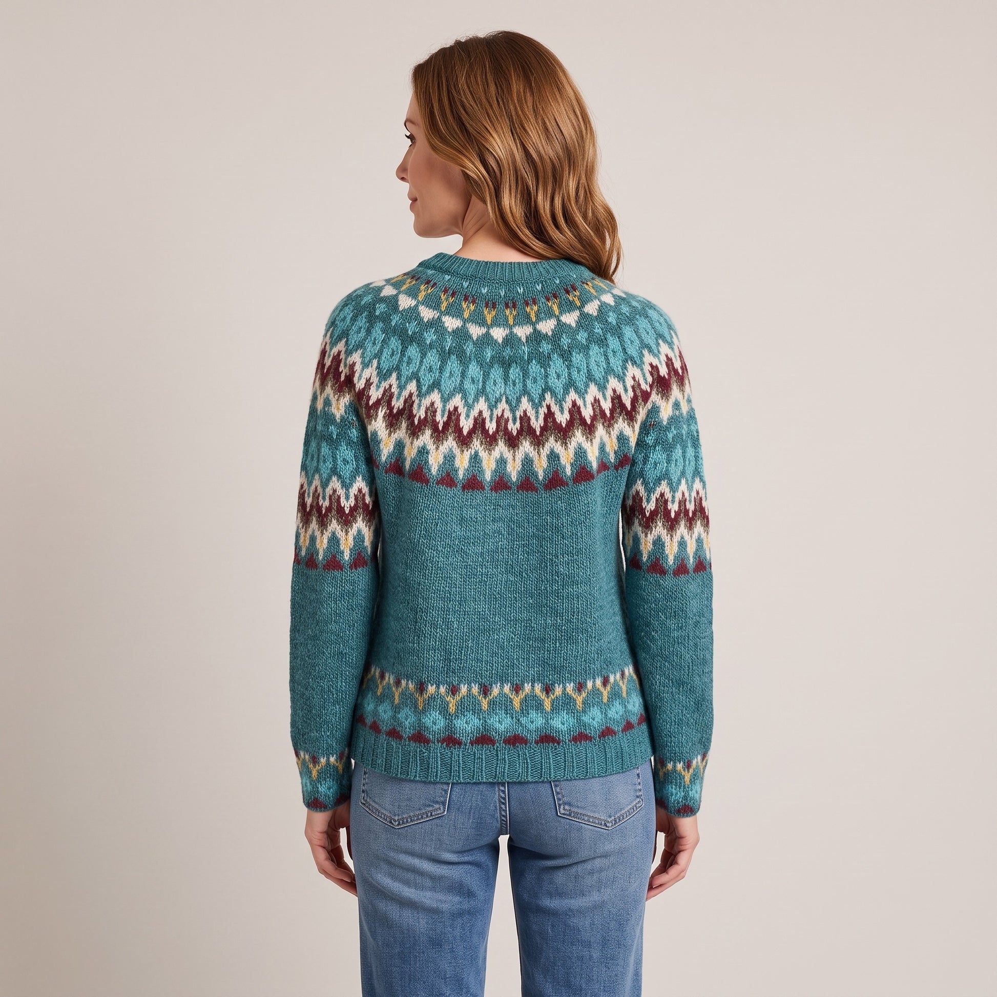 Loretta icelandic knit sweater, beeld 3