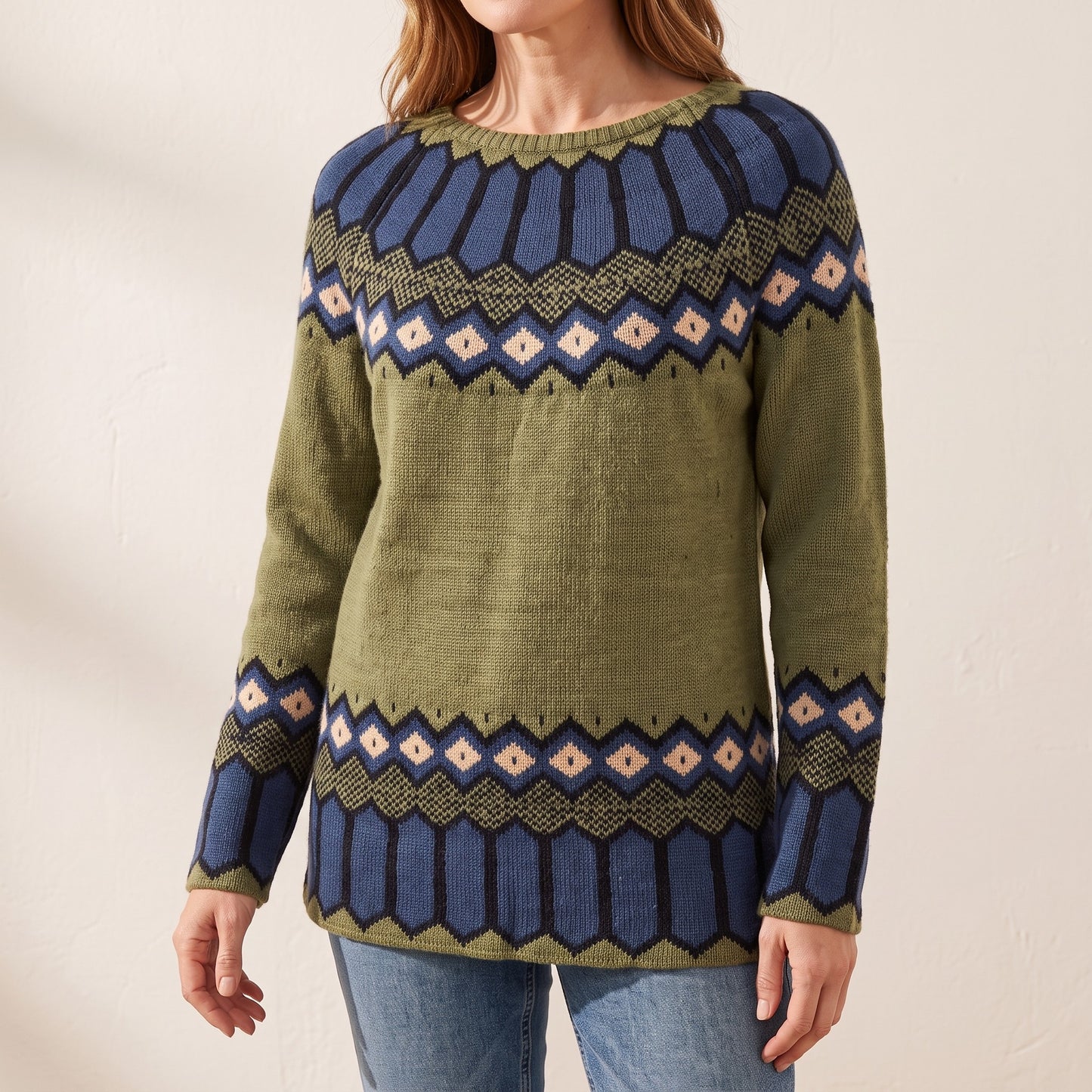 Gwendolyn fair isle sweater, beeld 1