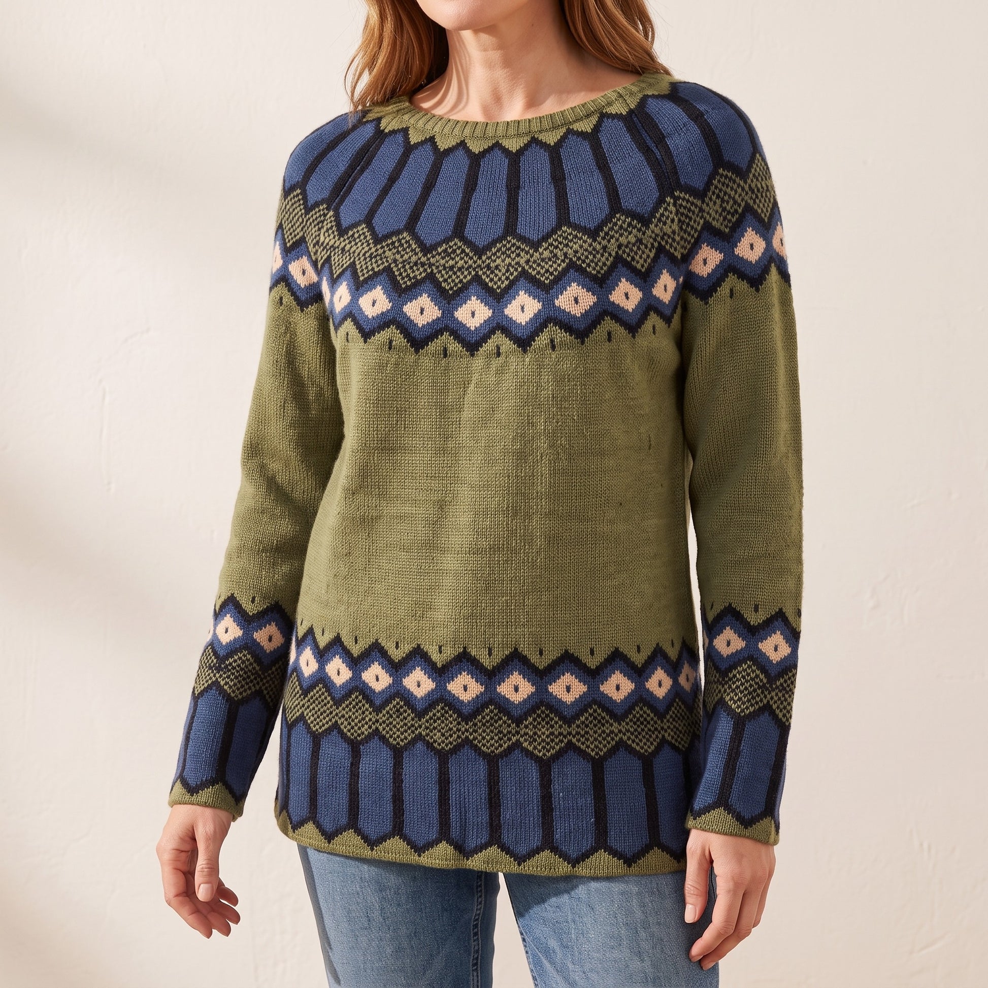 Gwendolyn fair isle sweater, beeld 1