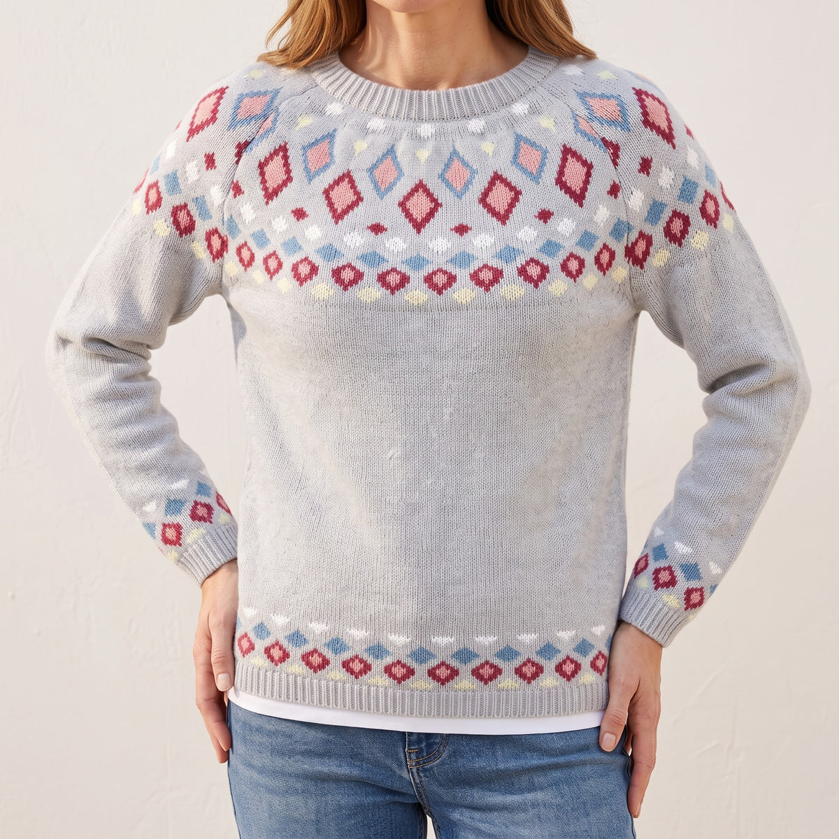 Lorraine nordic knit sweater, beeld 1