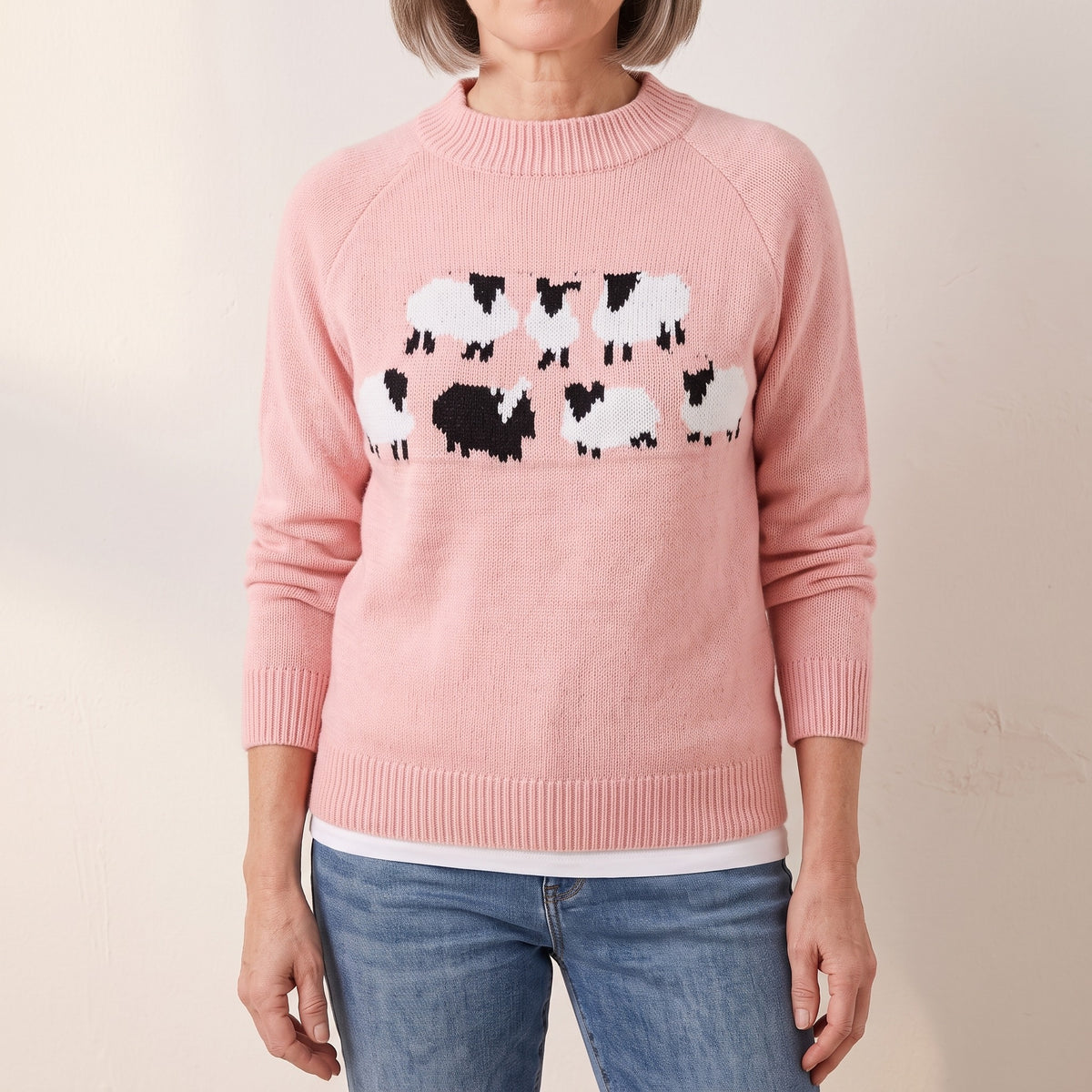 Harriet sheep motif sweater, beeld 1