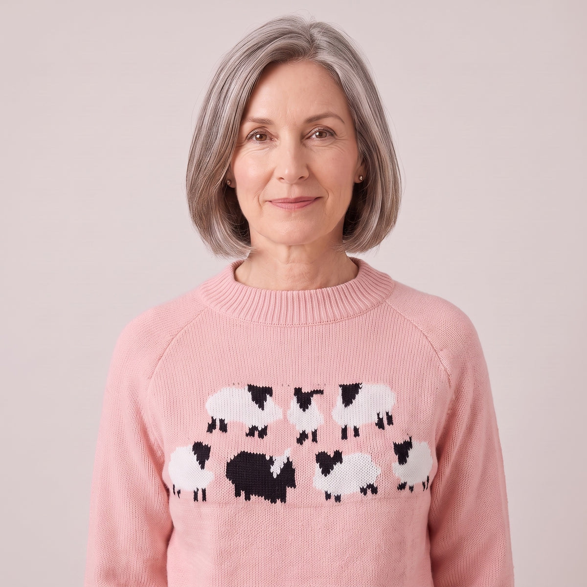Harriet sheep motif sweater, beeld 3