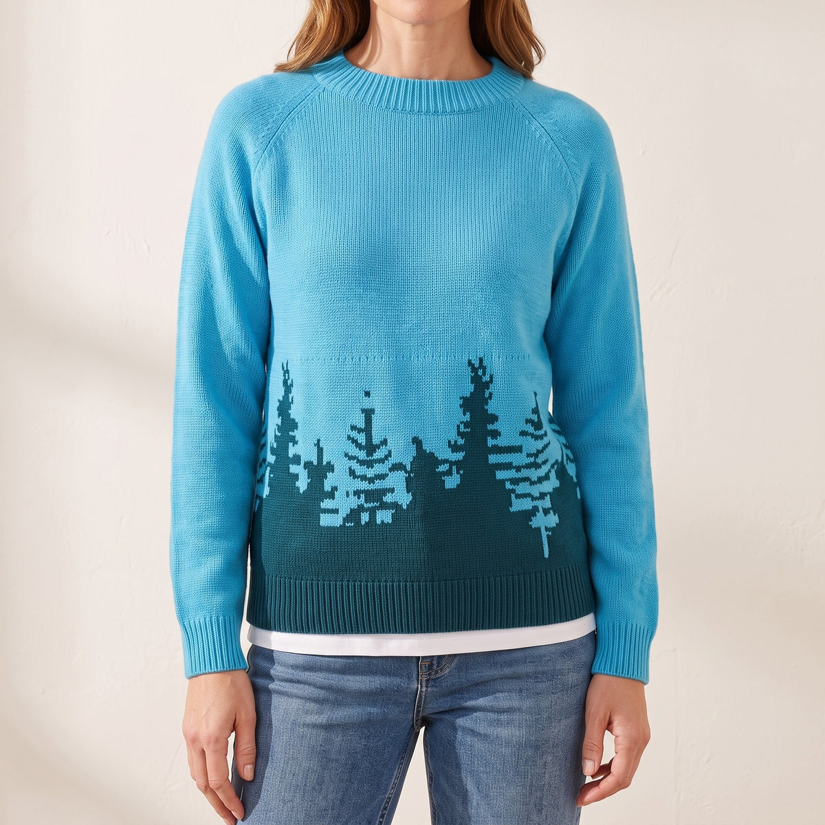Katharine forest knit sweater, beeld 1