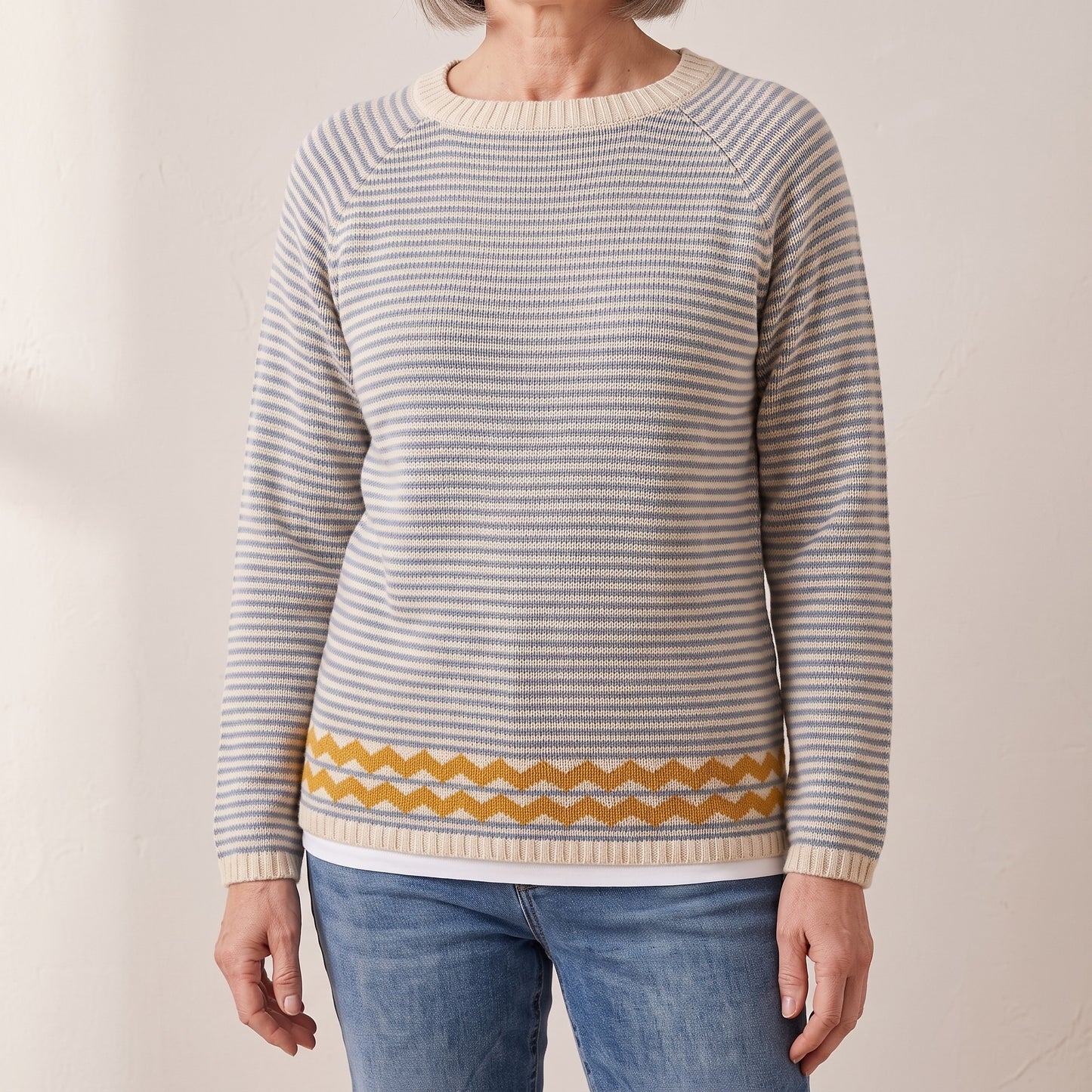 Marion striped knit sweater, beeld 1