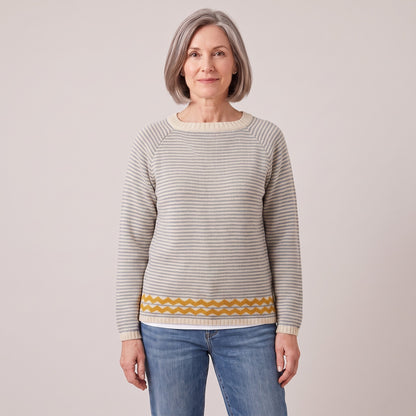 Marion striped knit sweater, beeld 2