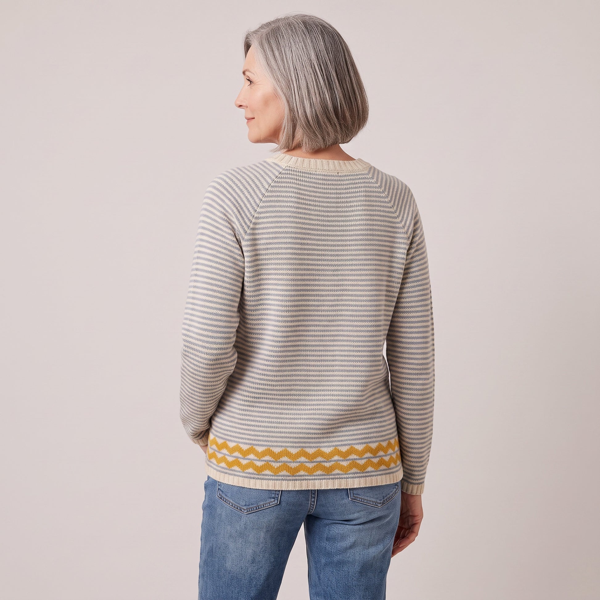 Marion striped knit sweater, beeld 3
