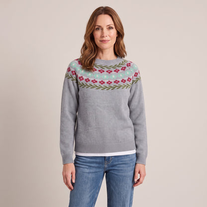 Miriam floral yoke sweater, beeld 2