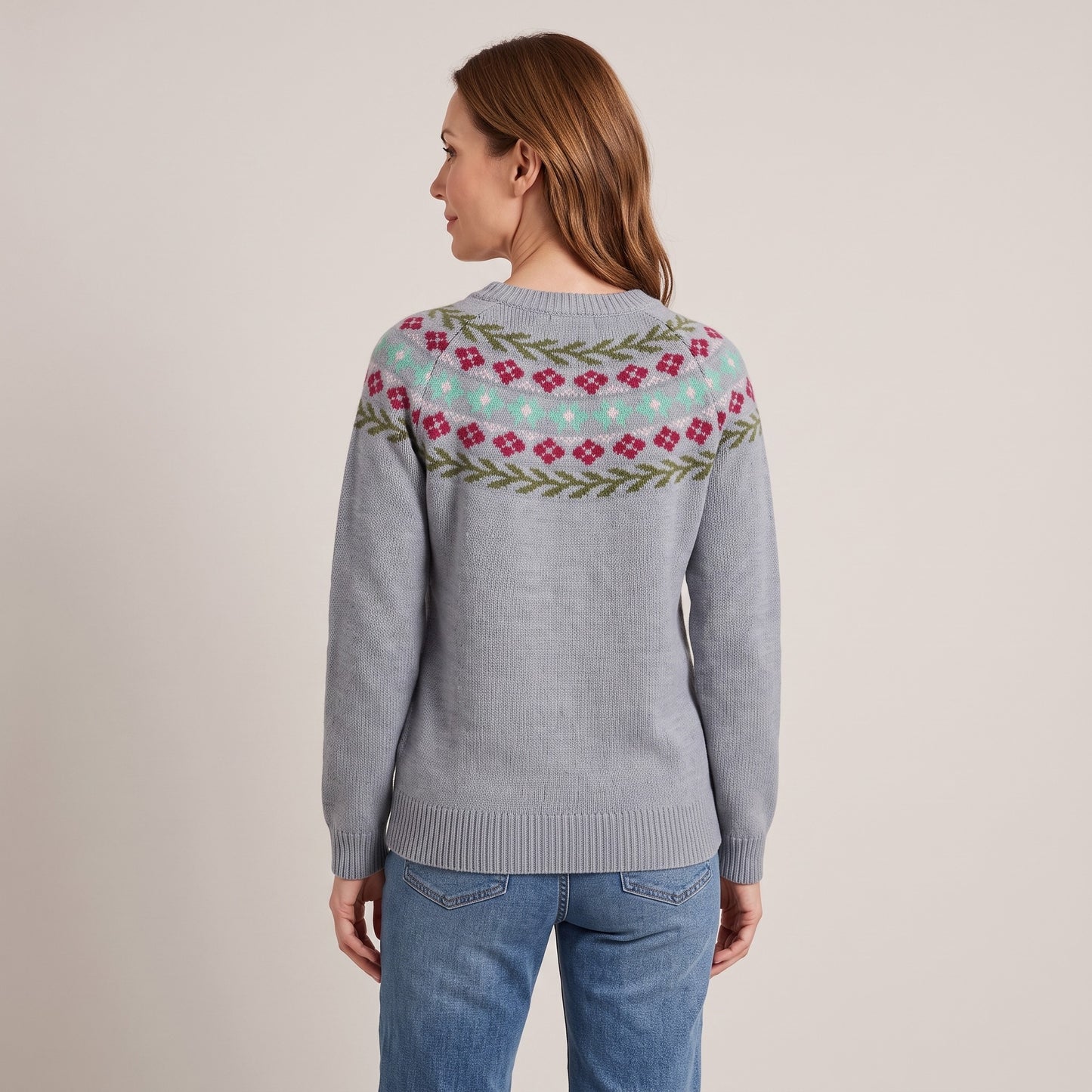 Miriam floral yoke sweater, beeld 3