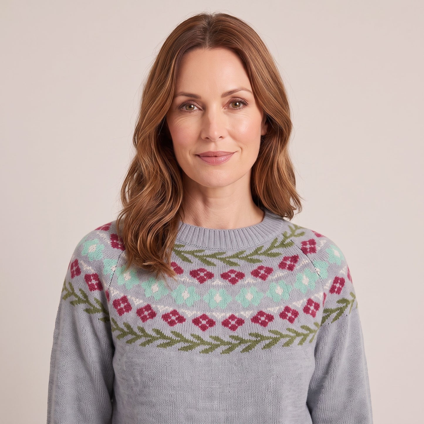Miriam floral yoke sweater, beeld 4