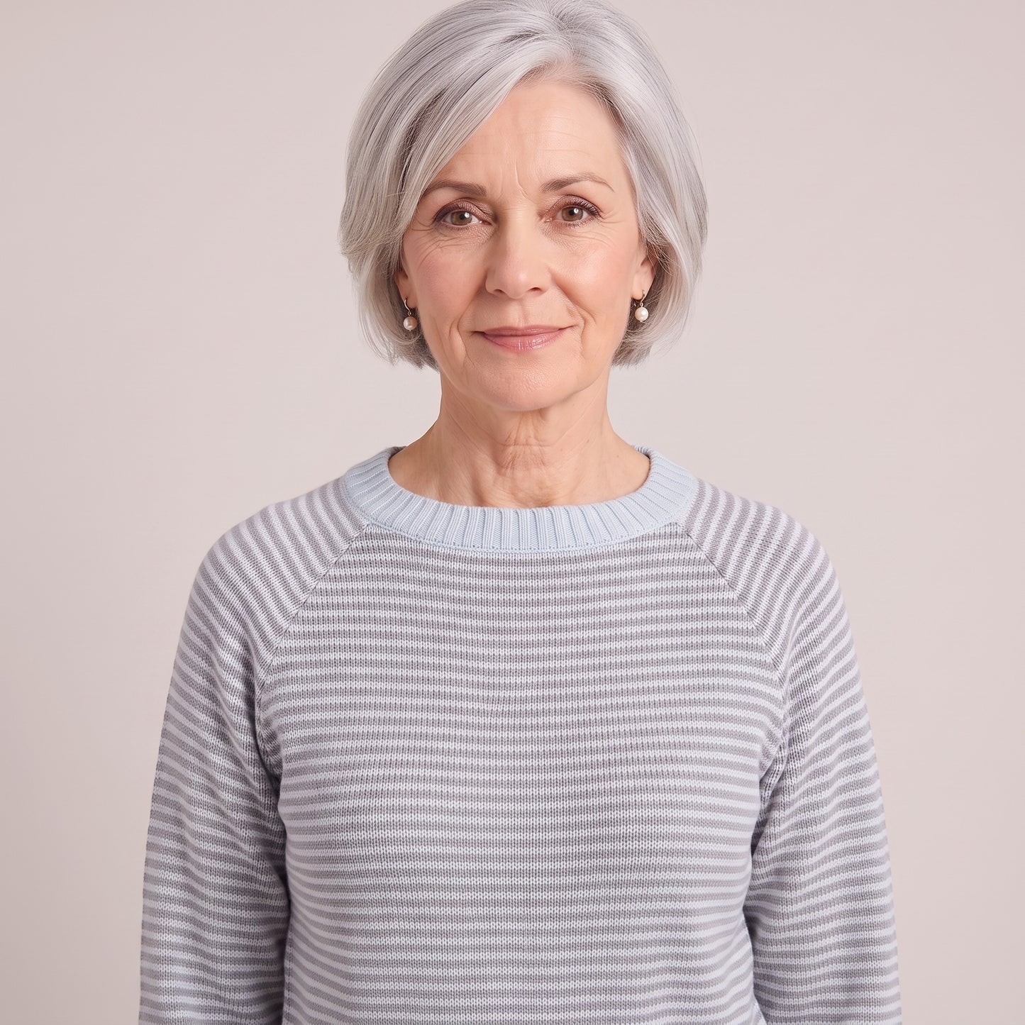 Sylvia striped knit sweater, beeld 4