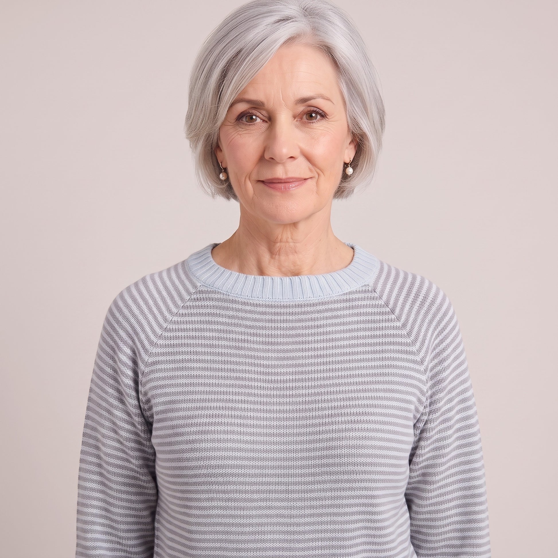 Sylvia striped knit sweater, beeld 4