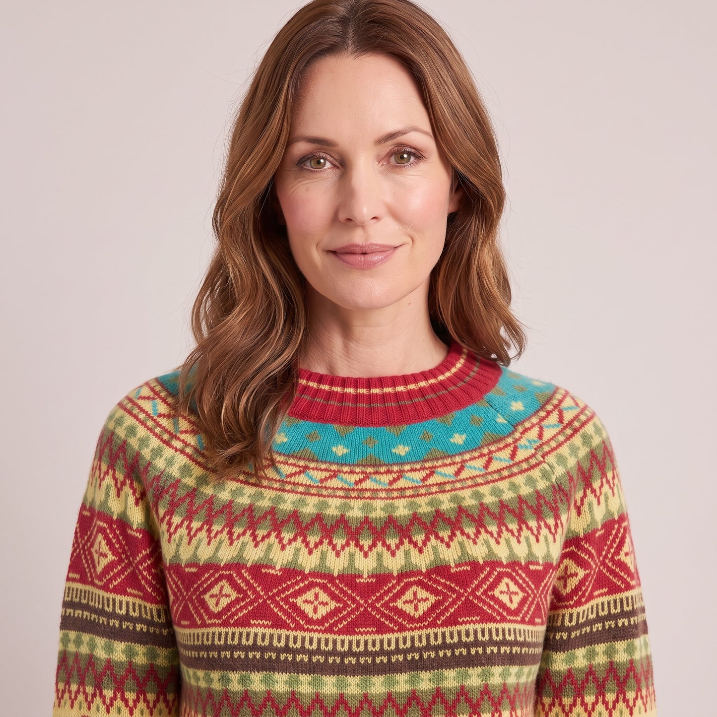 Naomi nordic snowflake sweater, beeld 4