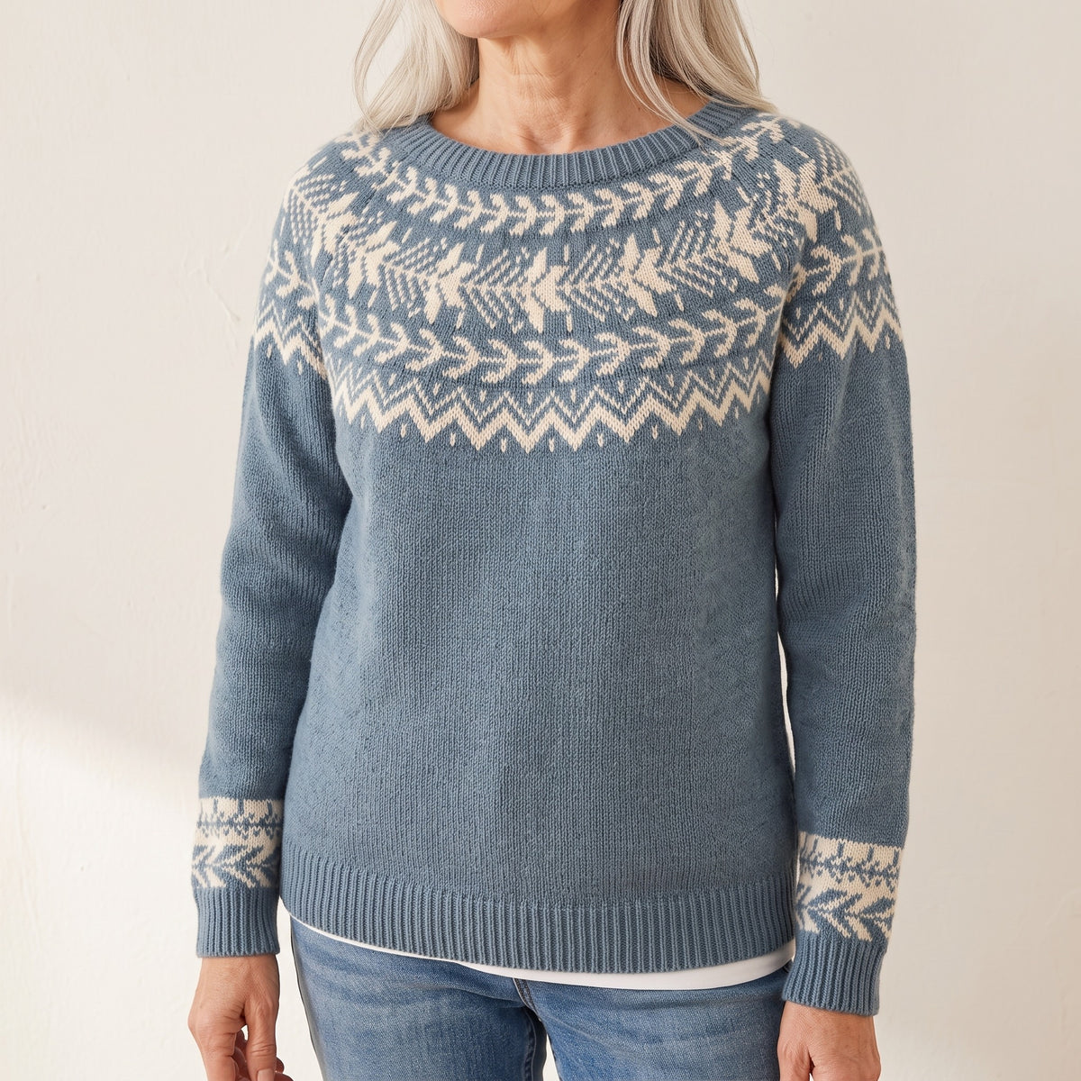 Odette nordic knit jumper, beeld 1