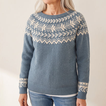 Odette nordic knit jumper, beeld 1
