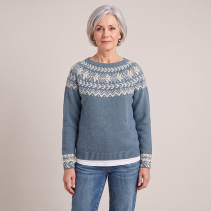 Odette nordic knit jumper, beeld 2