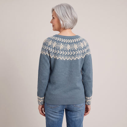 Odette nordic knit jumper, beeld 3