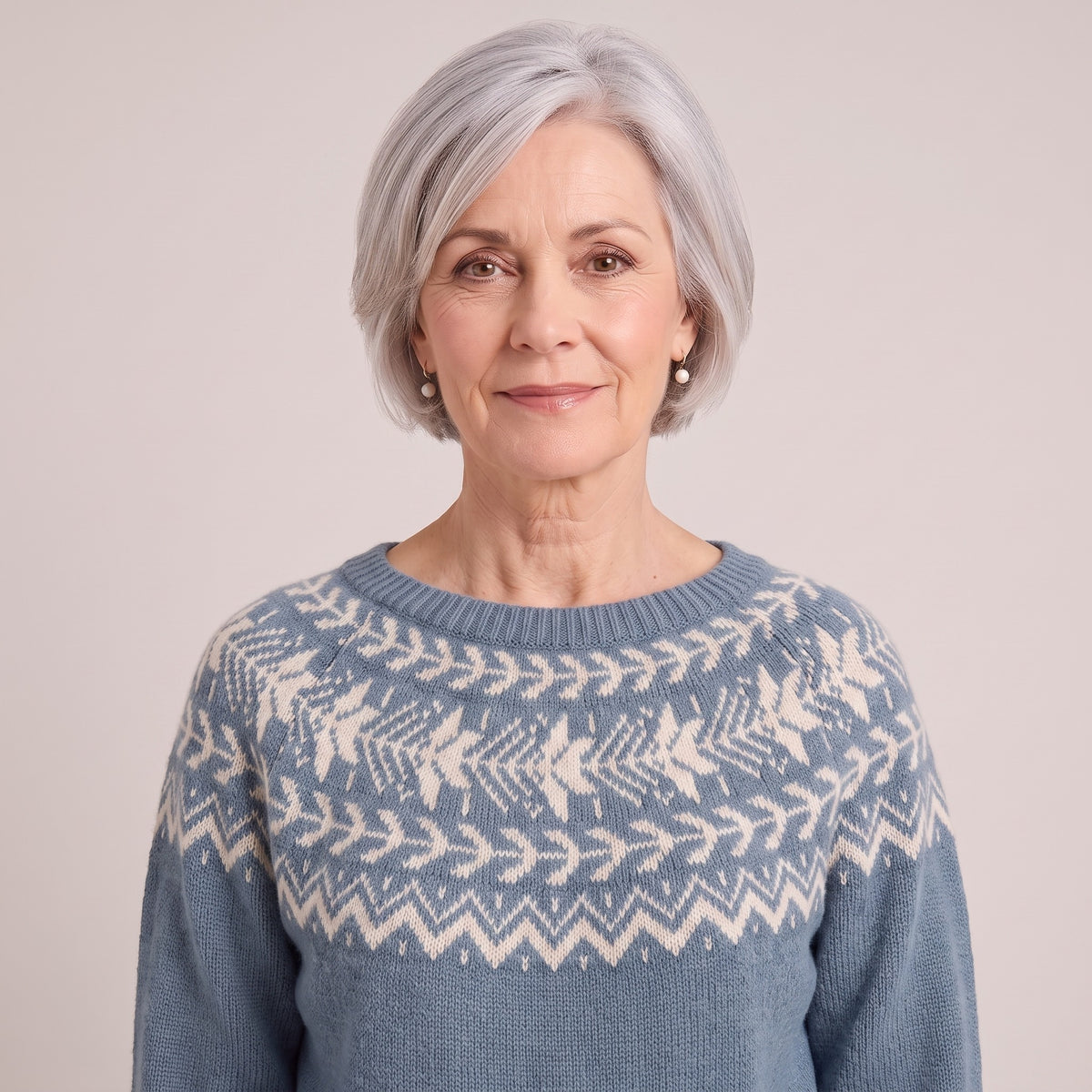 Odette nordic knit jumper, beeld 4