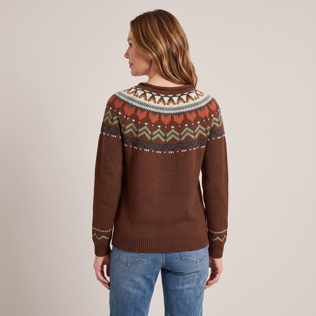 Corinne fair isle sweater, beeld 3