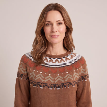 Corinne fair isle sweater, beeld 4