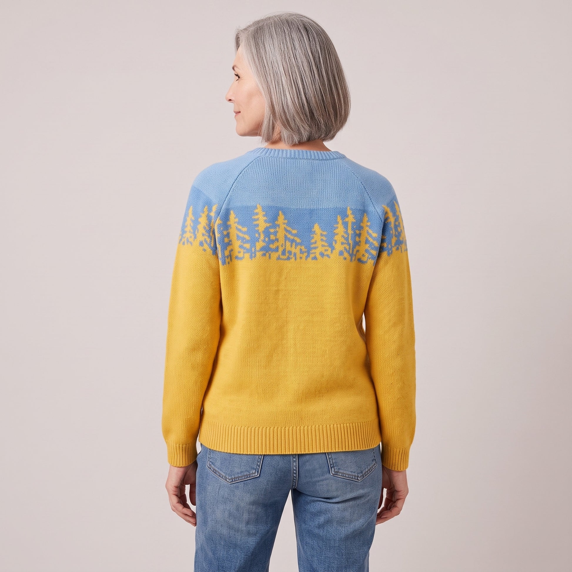 Charlene forest knit sweater, beeld 3