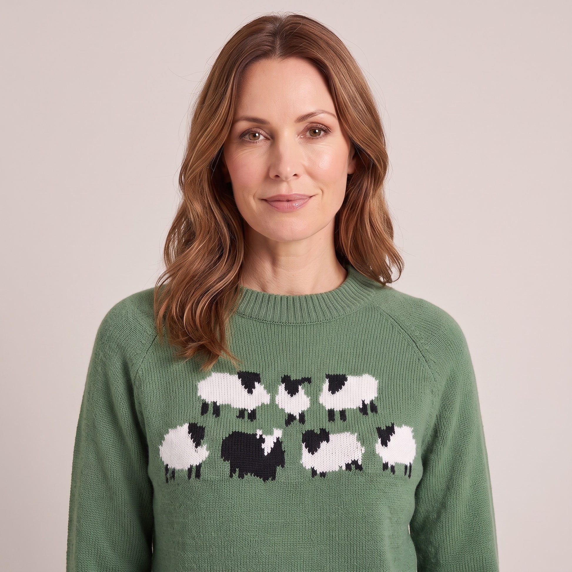 Winona sheep motif sweater, beeld 3