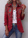 Juanita™ — Bohemian Paisley Ruffle Jacket