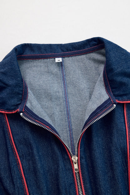 Marlowe™ — Wide-Leg Denim Jumpsuit