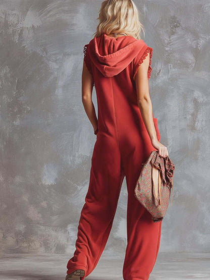 Sienna™ — Hooded Zip Jumpsuit