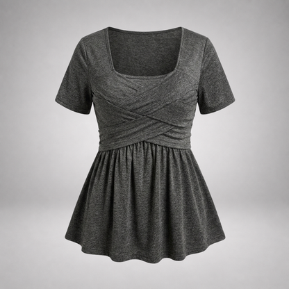 Palmer™ — Crossover Peplum Blouse