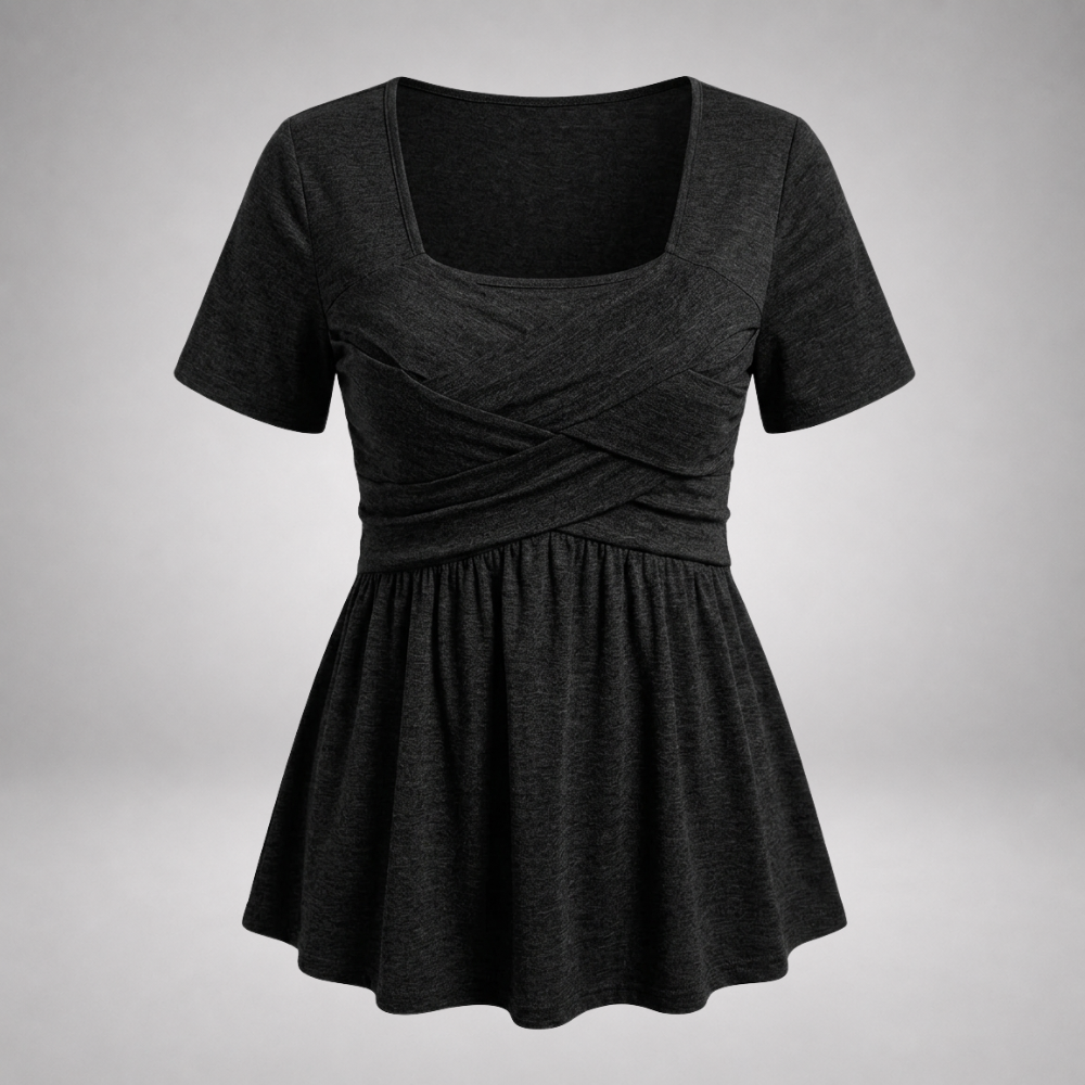 Palmer™ — Crossover Peplum Blouse