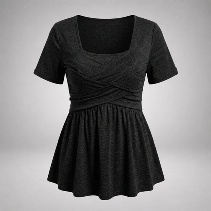 Palmer™ — Crossover Peplum Blouse